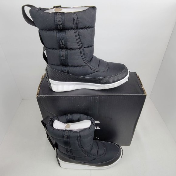 Sorel Out N About Puffy Mid Boots Women's Black NL3804-010 US Size 7 NWT - Picture 7 of 12